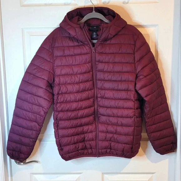 H&M Lightweight Puffer Jacket Hoodie - Picture 1 of 12
